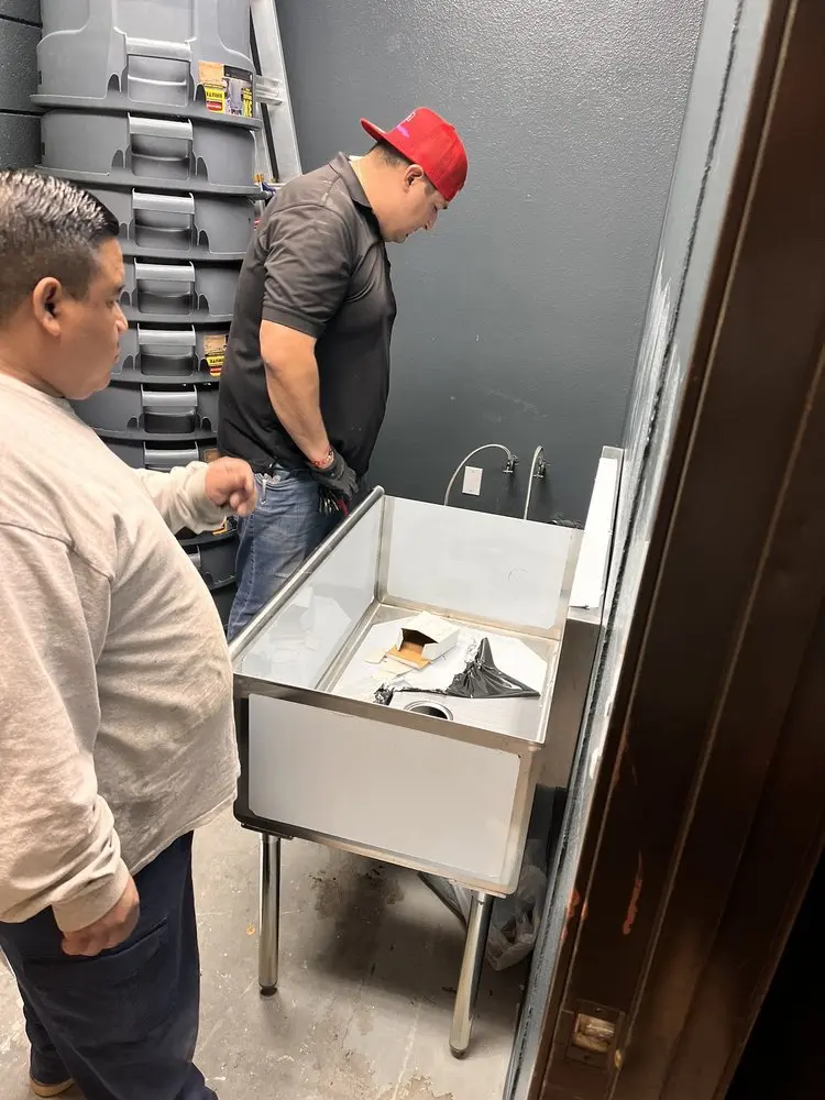 Commercial plumbing and sink installation in Silver Spring