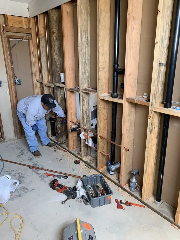 Commercial rough-in plumbing for Commercial Plumbing in Silver Spring